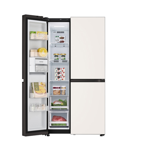 LG디오스 냉장고렌탈 오브제 양문형 냉장고 S834BB30 등록설치비면제 3년주기 방문관리